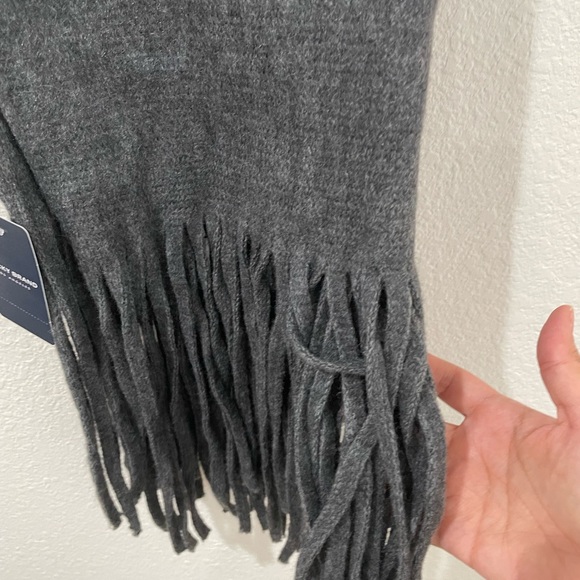 NWT Lucky Brand Solid Brushed Scarf Dark Gray - Picture 6 of 8